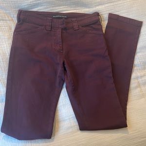 Balenciaga Pants Jeans | Size 34 | Burgundy Wine Red
